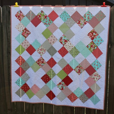 Katie Squared quilt, a friday finish