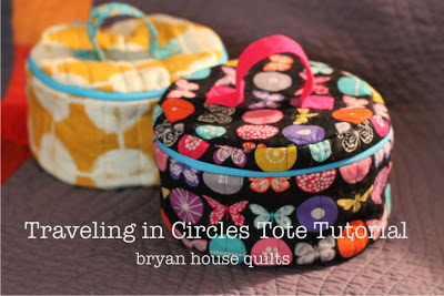 Girl Friday Sews {Traveling in Circles Tote}