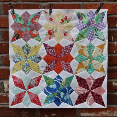 Tutorial {Preparing an EPP quilt top for finishing}