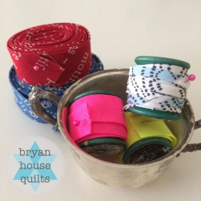 Double Fold Bias Tape {Tutorial}