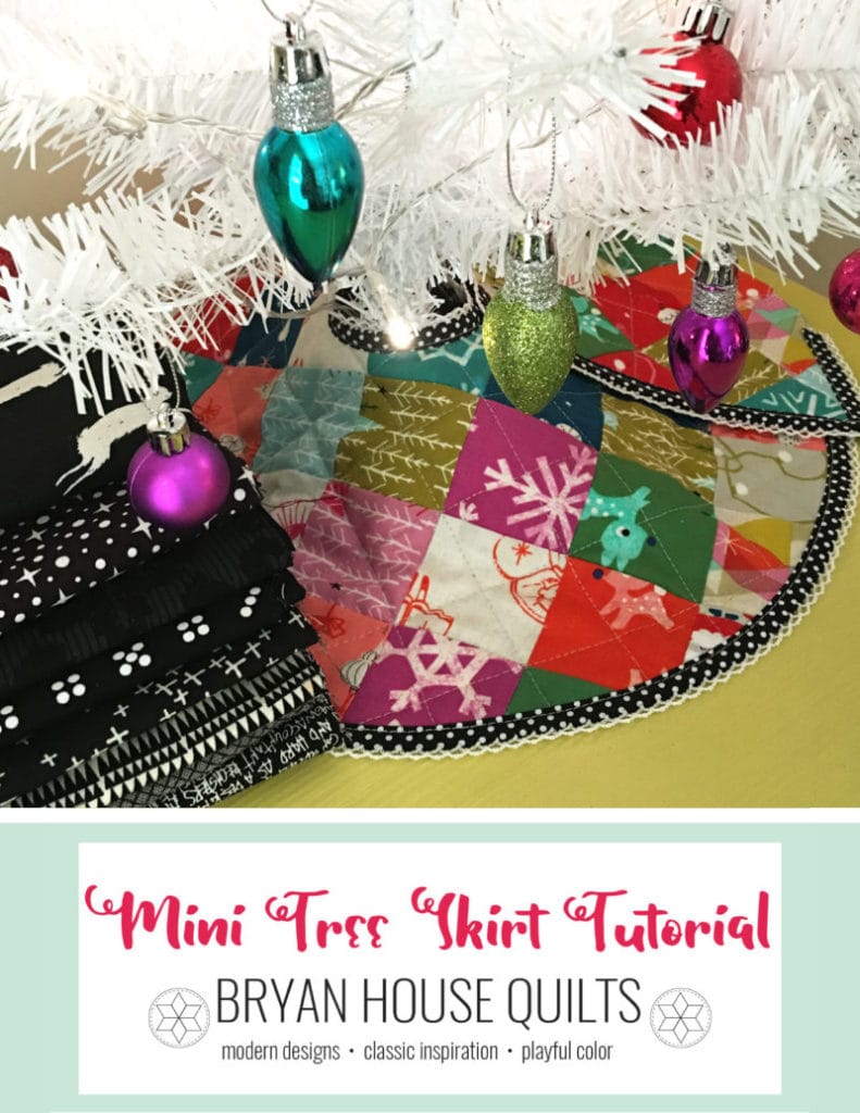 christmas tree skirt tutorial