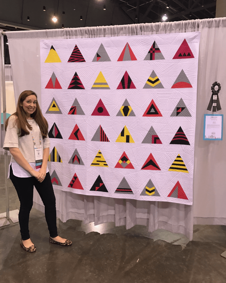 Rebecca Bryan, Modern Triangle Quilts, QuiltCon Winner