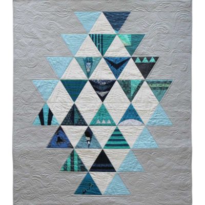 Well Wishes Charity Bee Quilt {Modern Triangles Blog Tour}