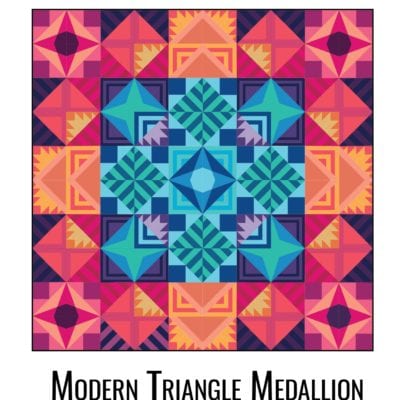 Coming Soon! {Modern Triangle Medallion Quilt Along}