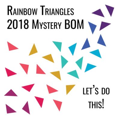 Modern Triangle 2018 Mystery BOM {Registration is open!}