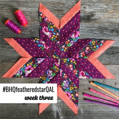 Feathered Star Quilt Along {Week 3 – Making the Star Spokes}