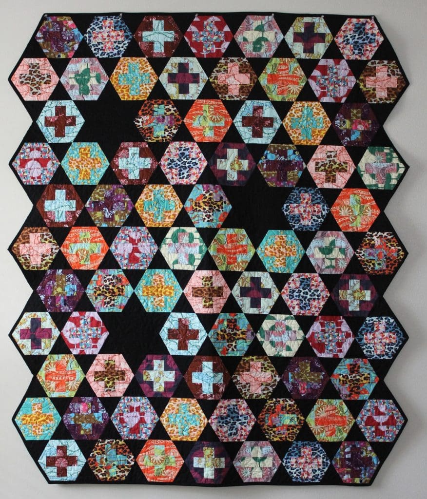 Hexy Plus quilt pattern by Bryan House Quilts