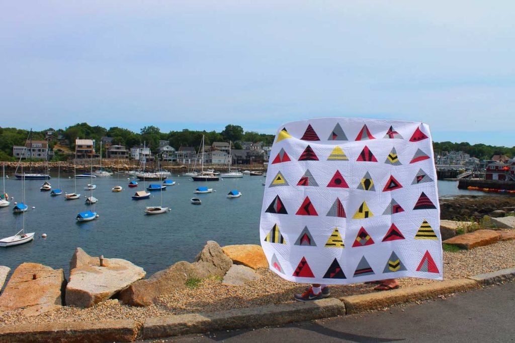 Modern Triangle Quilts 