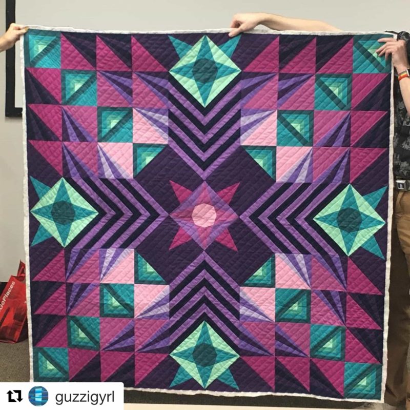 Beth's Stargazer quilt