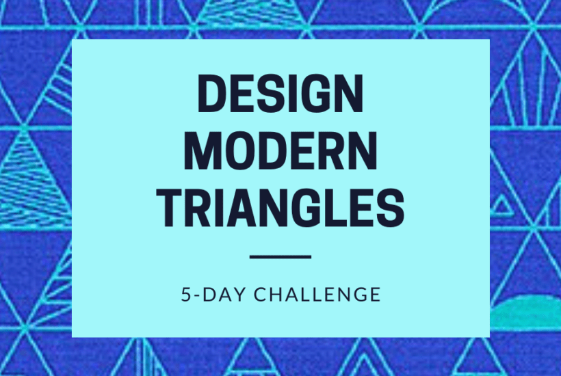 Design Modern Triangles Challenge