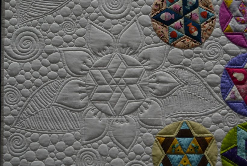 Round We Go detail - Sunflower Stitcheries & Quilting