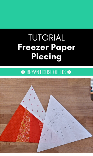 Freezer Paper Piecing Tutorial