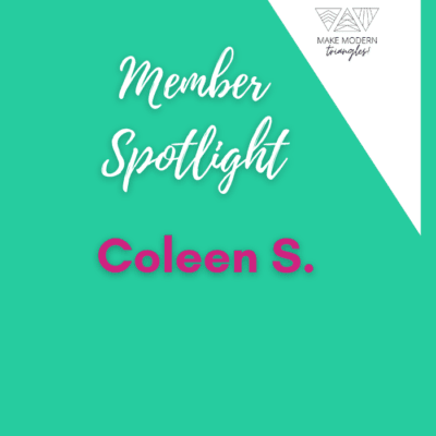 Make Modern Triangles Member Spotlight #23