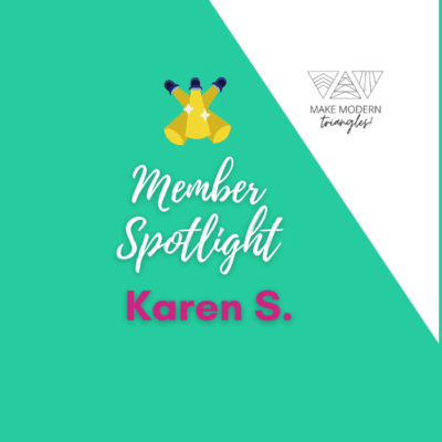 Make Modern Triangles Member Spotlight #24