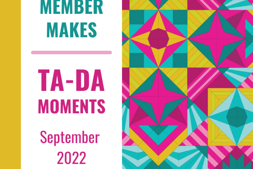Member Makes TA DA moments September 2022 Sparkler BOM