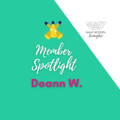 Make Modern Triangles Member Spotlight #29