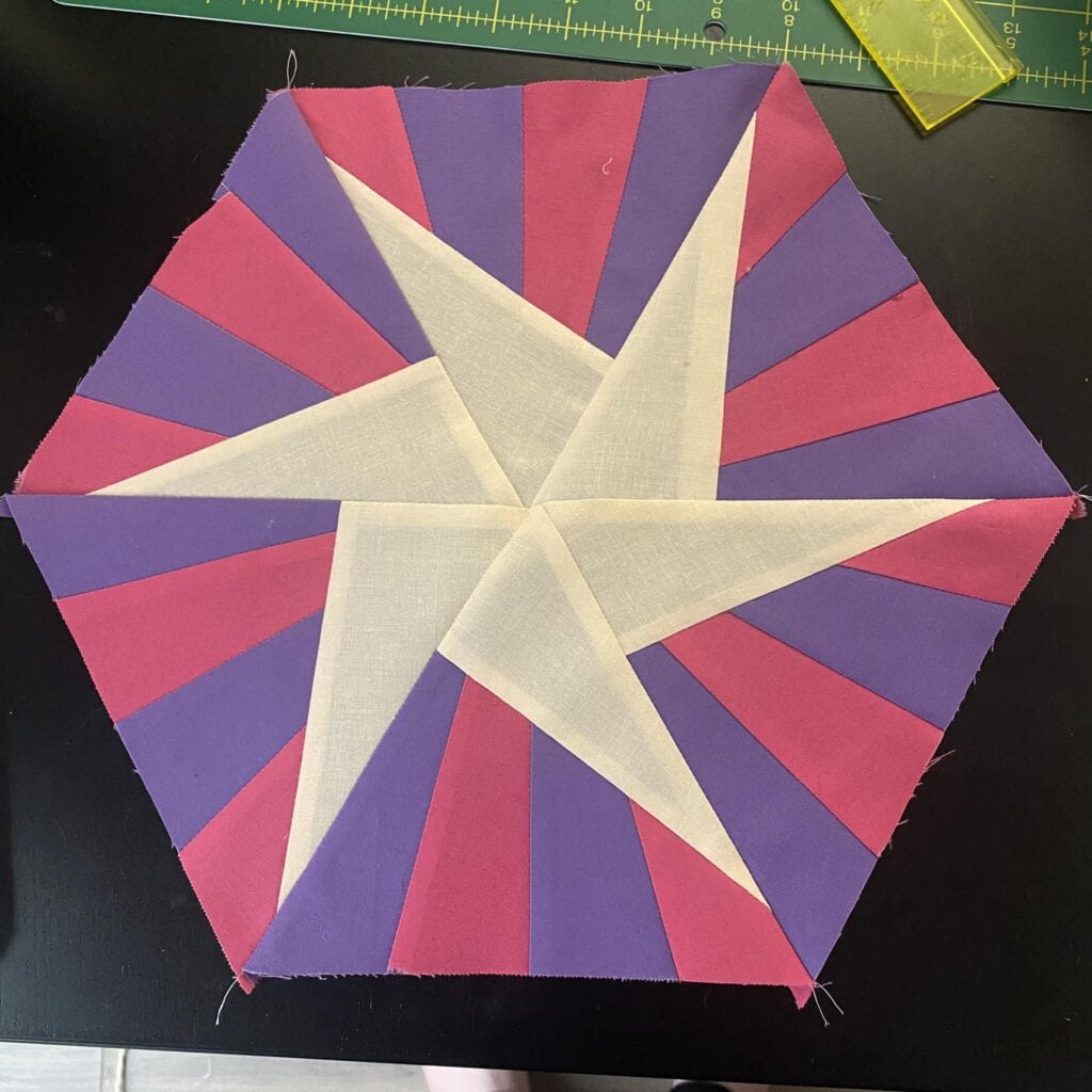 Scrappy star block 47 