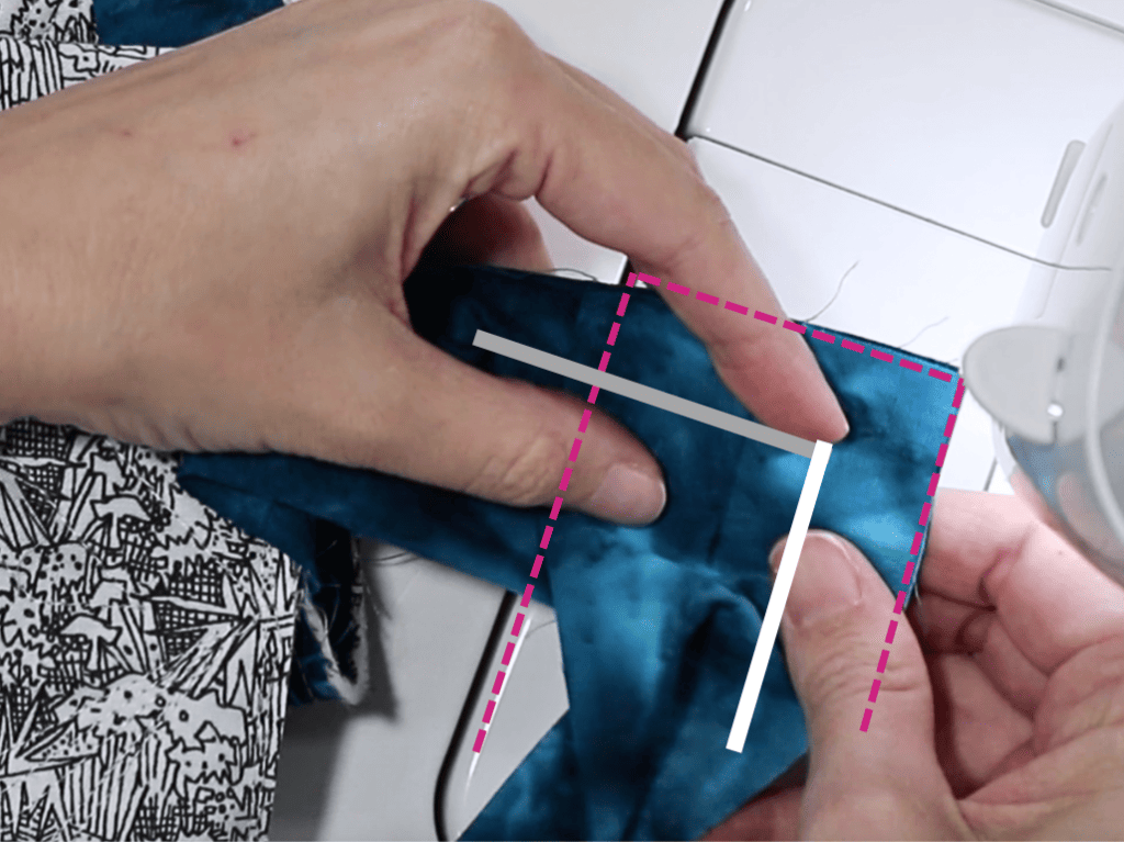 binding right sides together