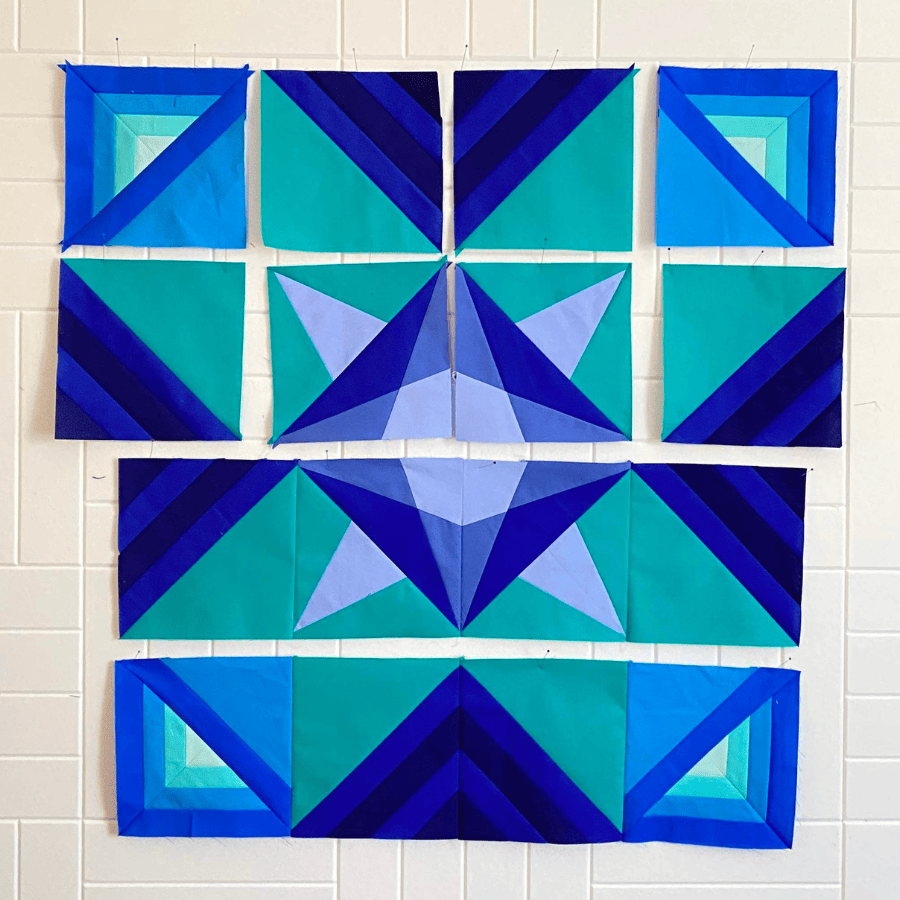 quilt assembly by rows