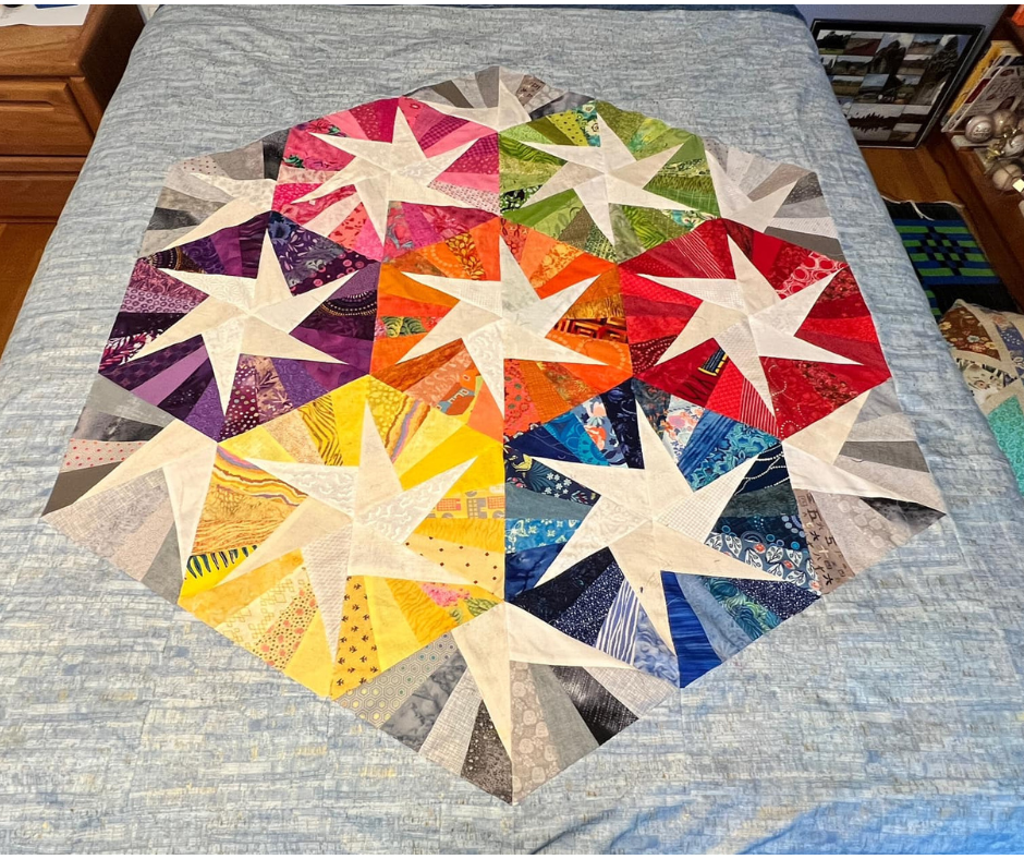 Block 47 quilt top