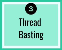 thread basting - how to make a quilt sandwich