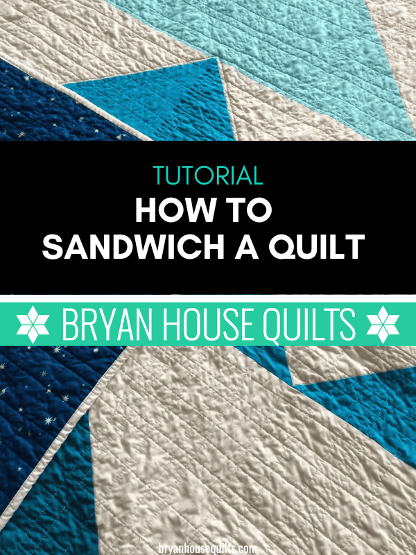 How to Sandwich a quilt link to information