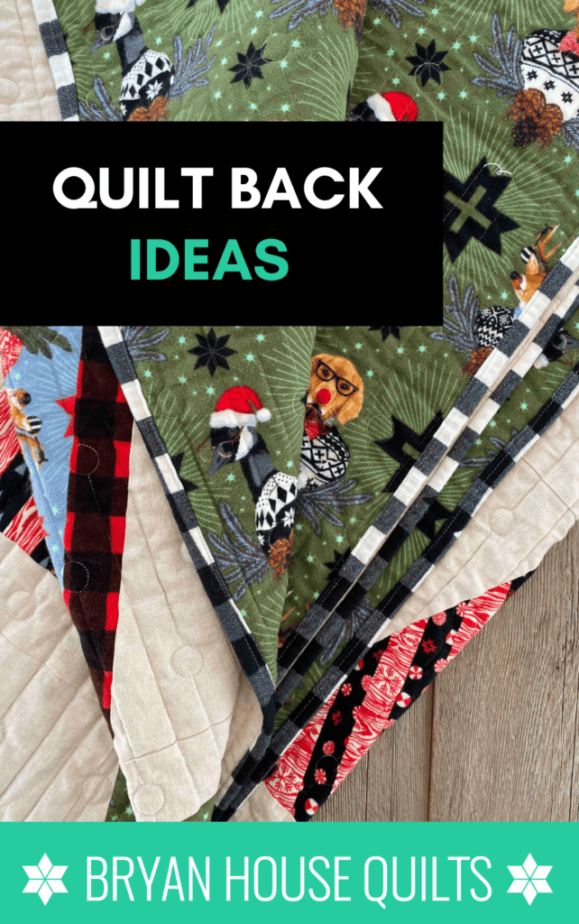 Quilt Back ideas