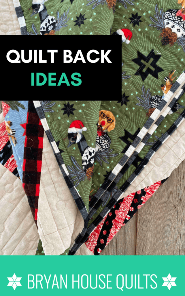 Quilt Back Ideas title graphic