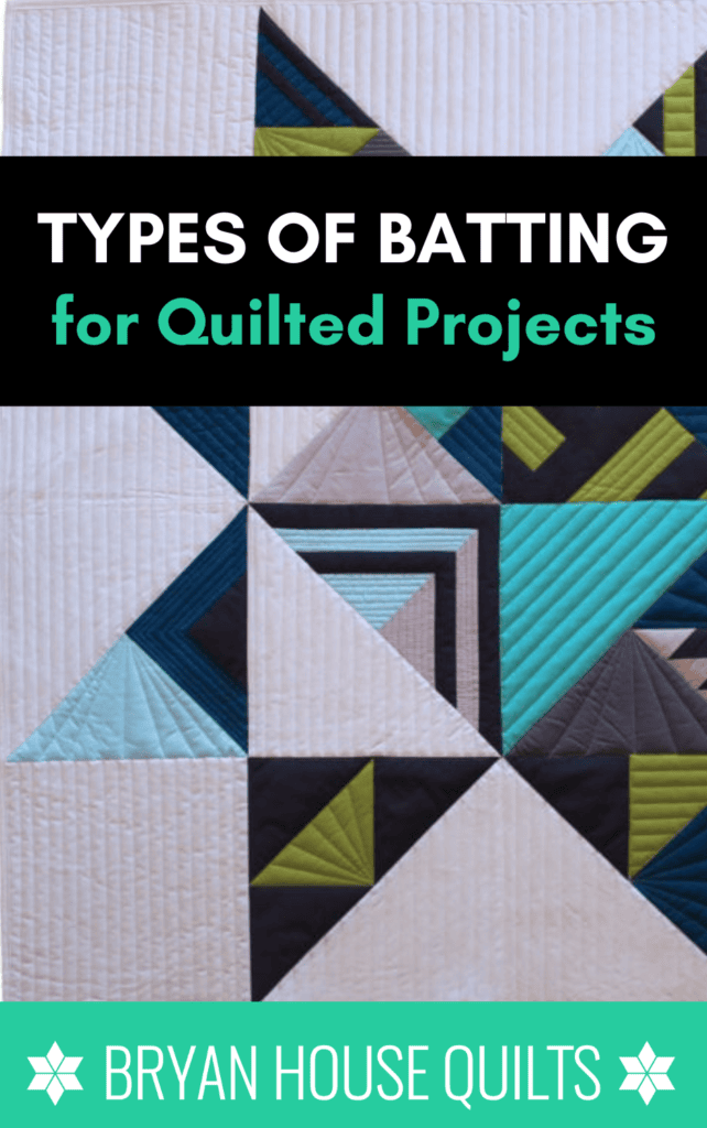 Types of batting for quilted projects 