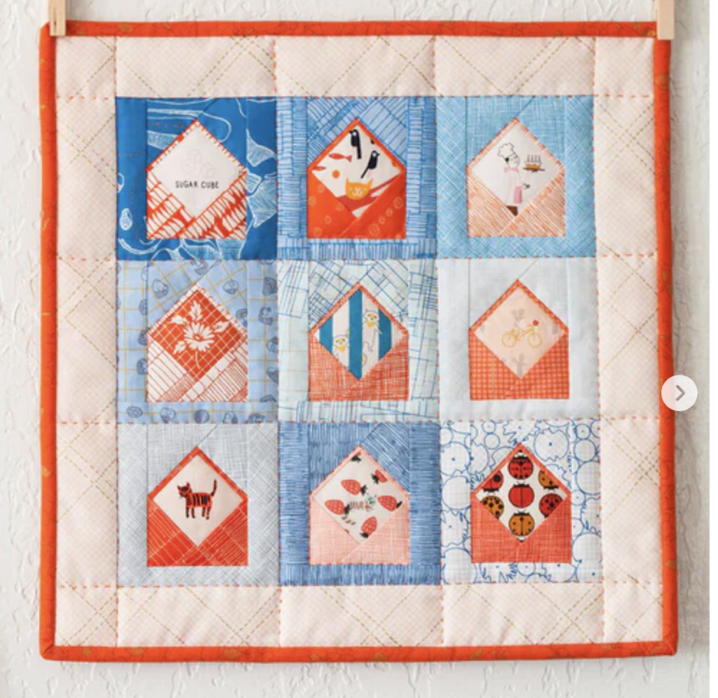 Envelopes quilt pattern design by Carolyn Friedlander