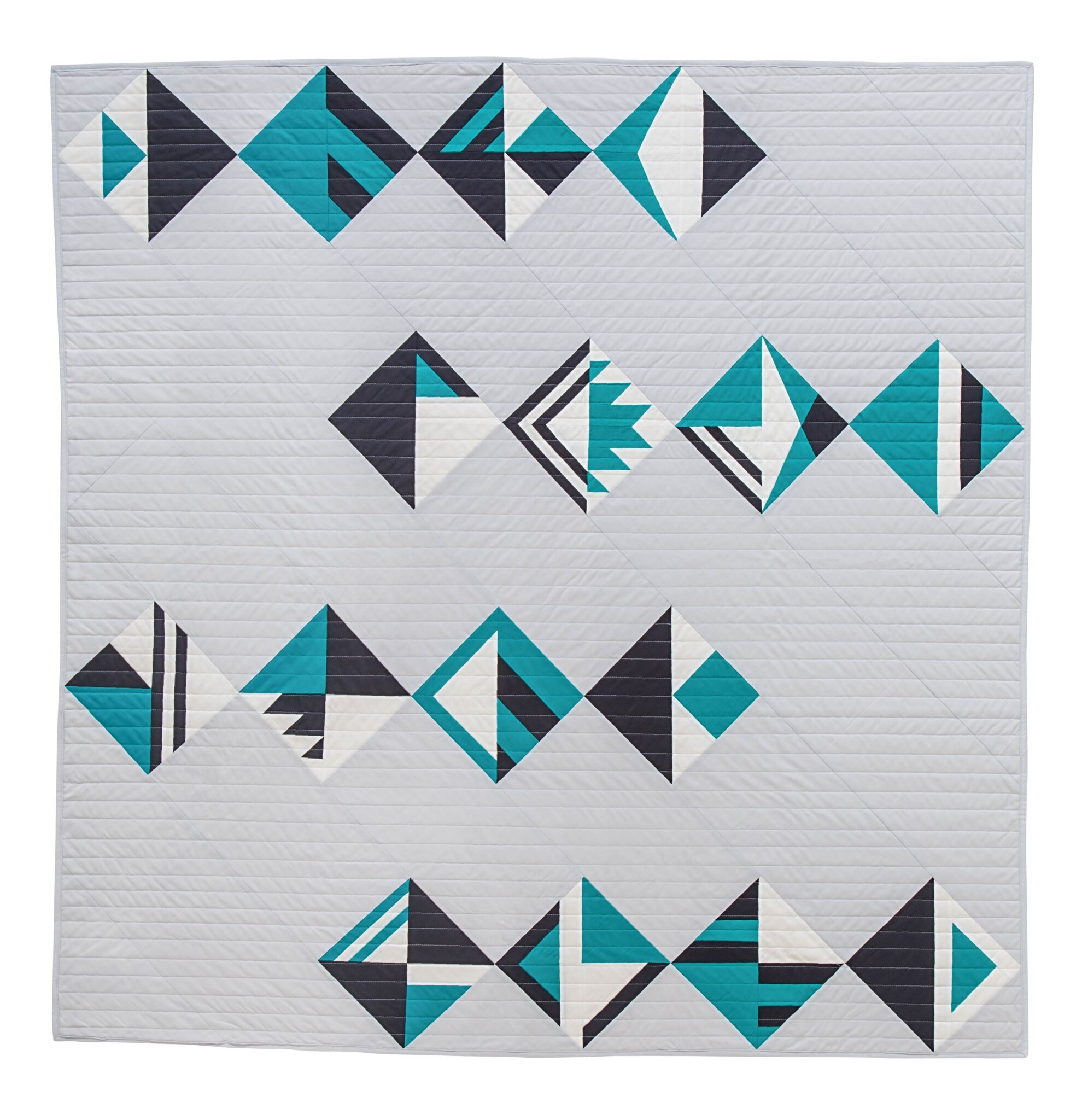 Designing Quilt Patterns with Modern Triangles - Bryan House Quilts