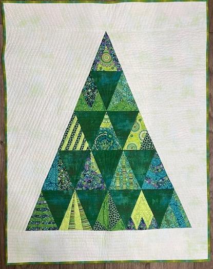 Merry Modern Trees quilt