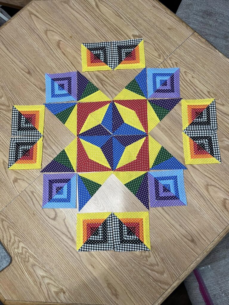 Aurora quilt blocks