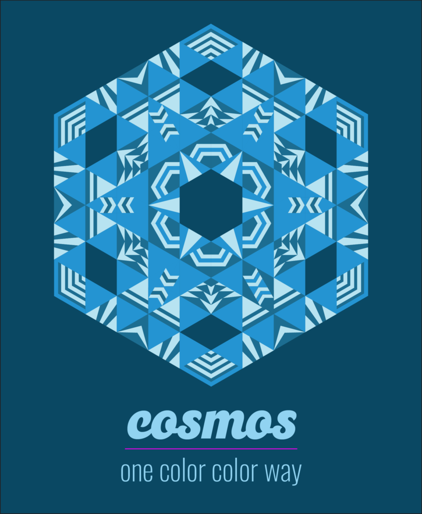 cosmos block of the month monochromatic quilt patterns