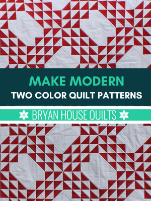 Make Modern Two-Color Quilt Patterns