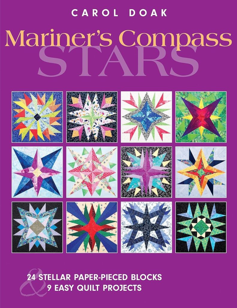 Mariner's Compass Stars by Carol Doak examples of radial design quilt