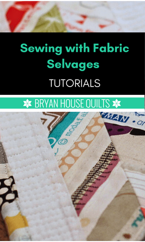 Sewing with Fabric Selvages graphic