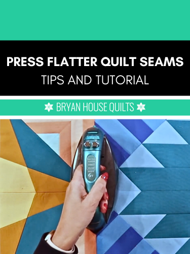 How to Press Flat quilt seams like a pro tips and YouTube tutorial