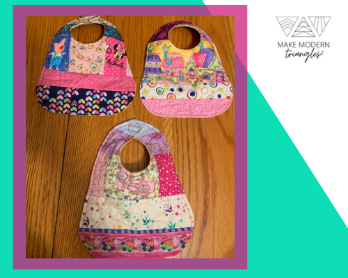 Colorful baby bibs