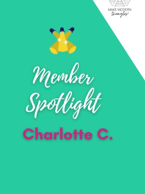 Featured member spotlight Charlotte C.