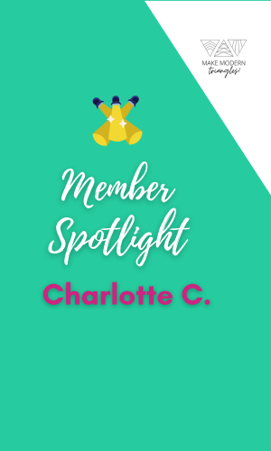 Make Modern Triangles Member Spotlight #30