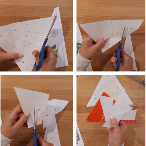 Making your own templates for fabric cutting foundation pieces.