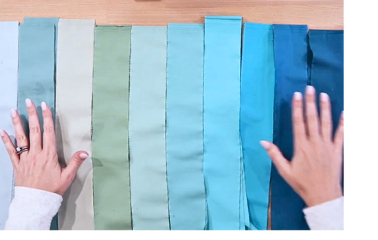 Unrolling strips from jelly rolls