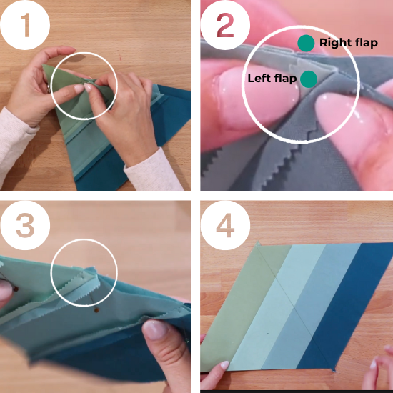 Show how to assemble stripe pairs.