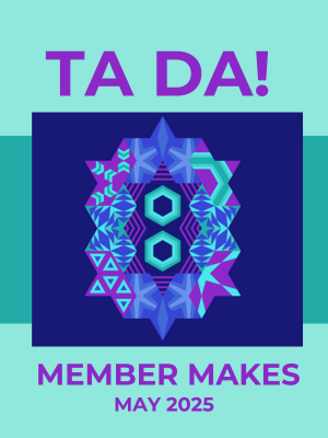 Title Image for blog and slideshow for Make Modern Triangles member makes.
