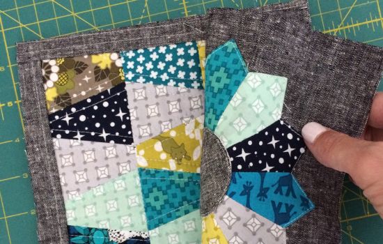 Front and back sides of the DIY pin cushion