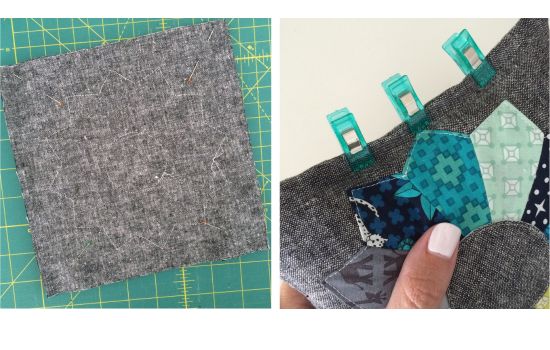 Pincushion sewn right sides together in a quarter inch seam allowance.