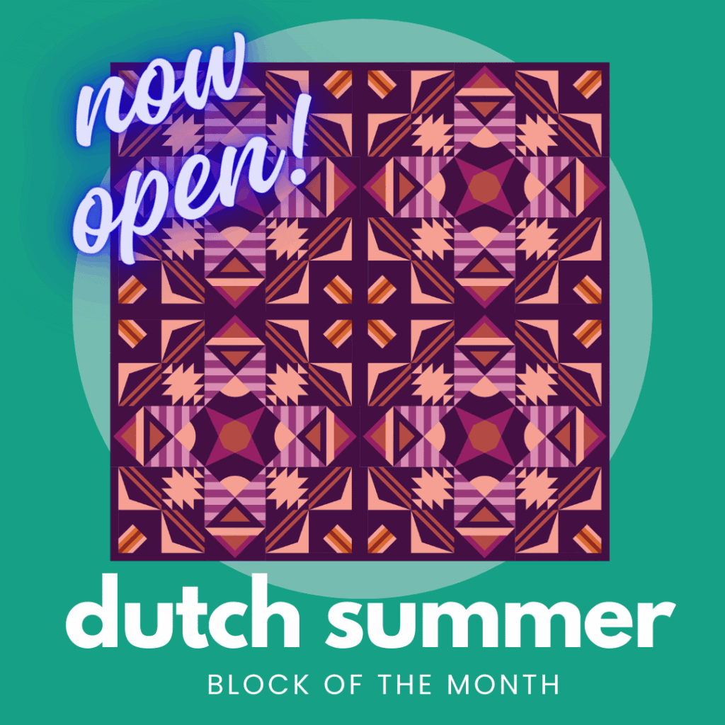 Modern Triangle Quilt: Dutch Summer BOM with 14 Color Palettes - Bryan ...