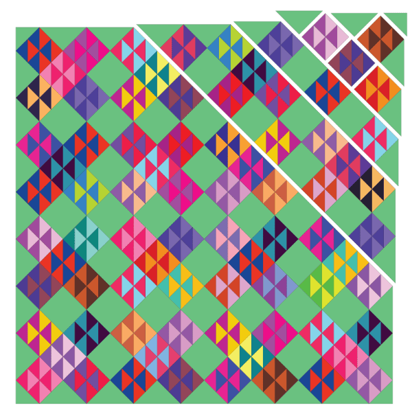 Hello houston quilt tutorial layout diagram 