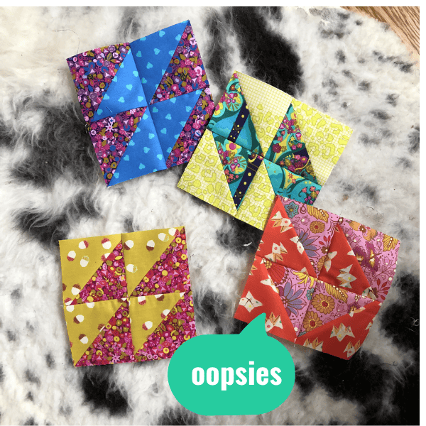 oopsies included in the final quilt
